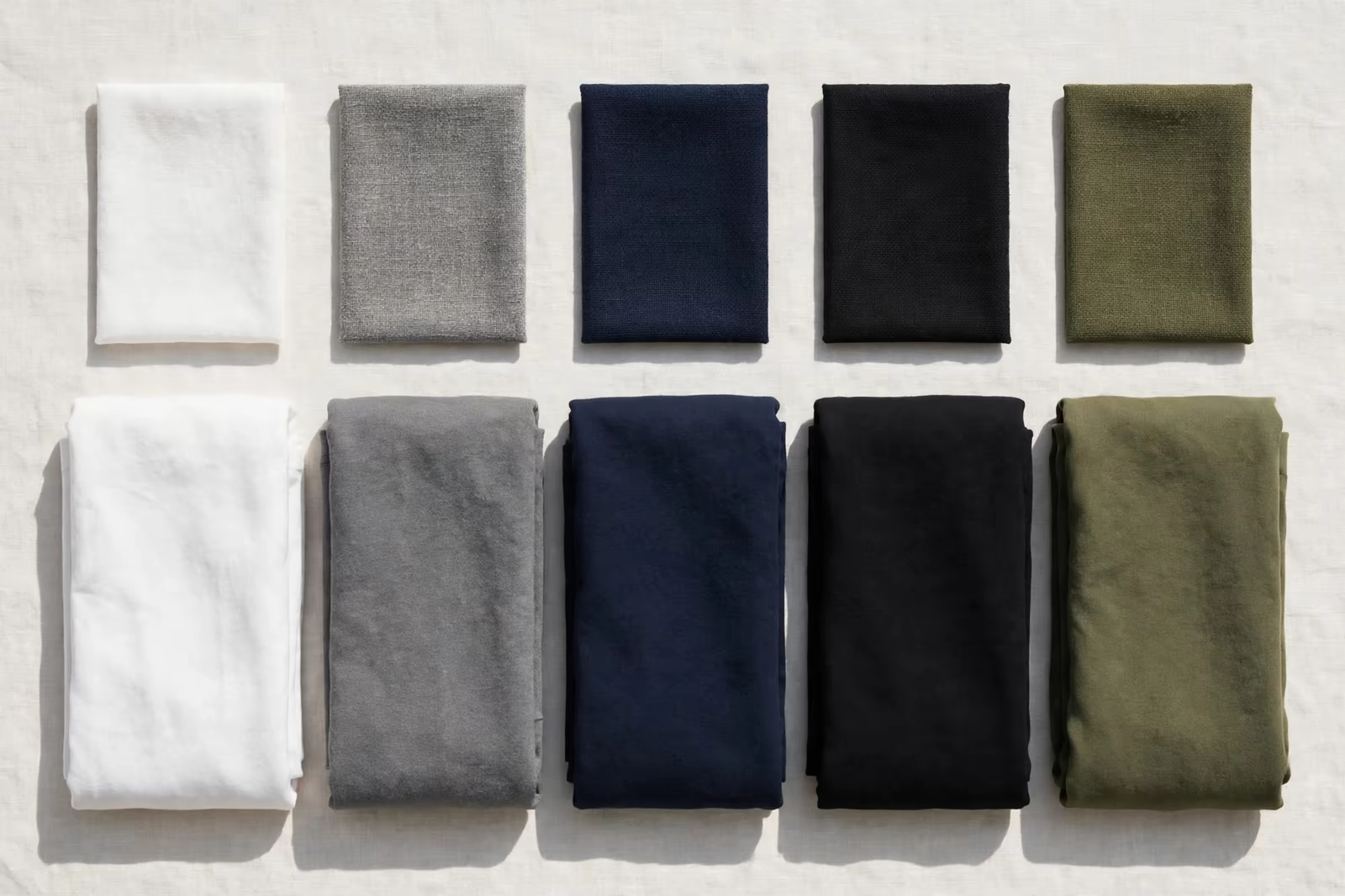 Capsule colour system fabrics laid out in Bangladesh