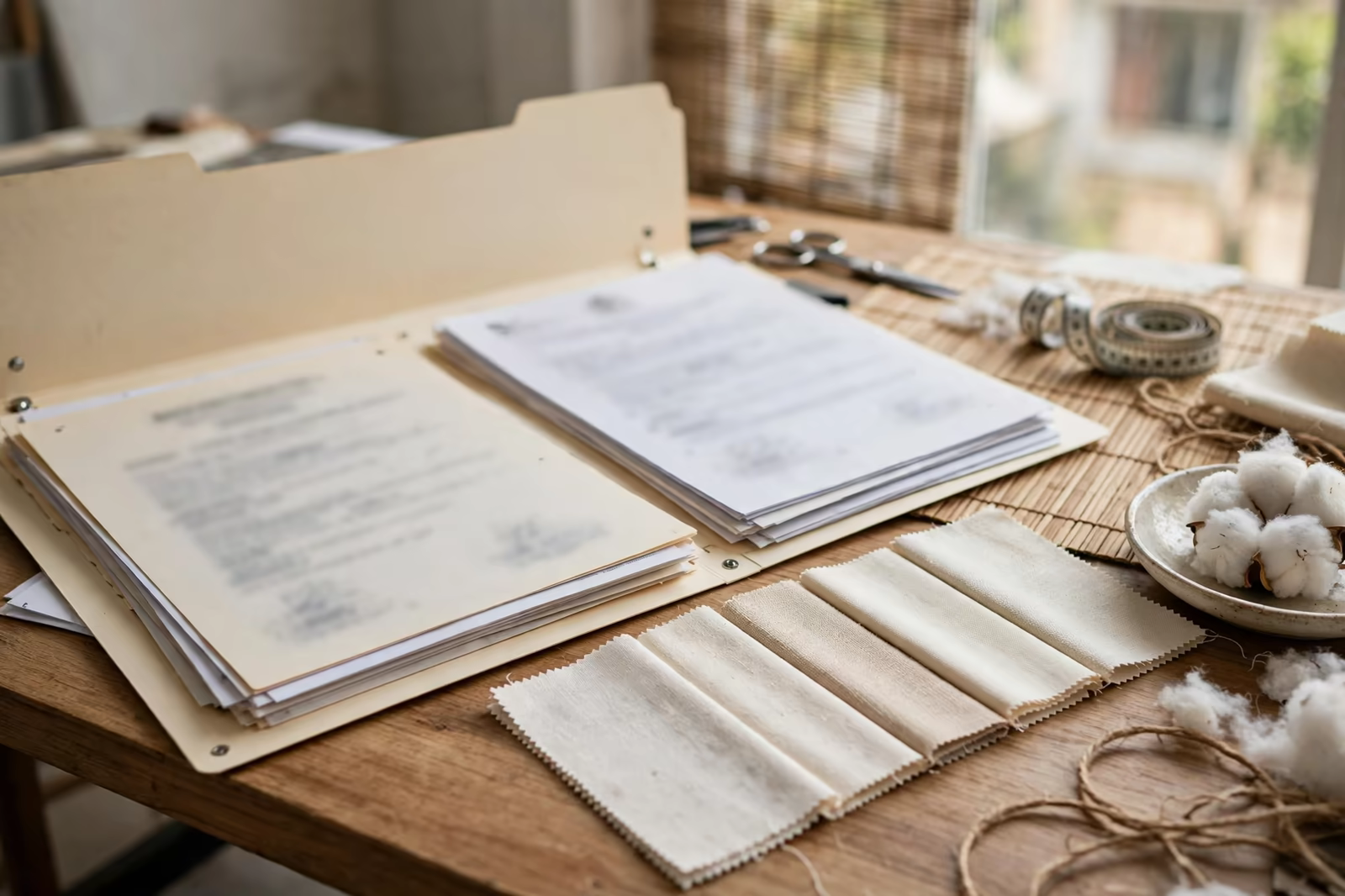 Chain of custody documents for an organic consignment