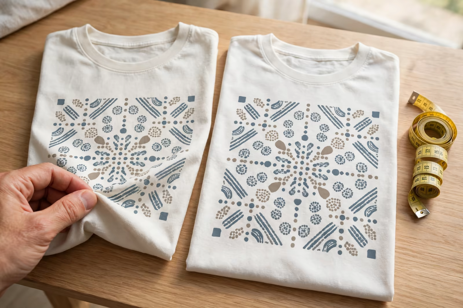 Print samples compared side by side in Bangladesh