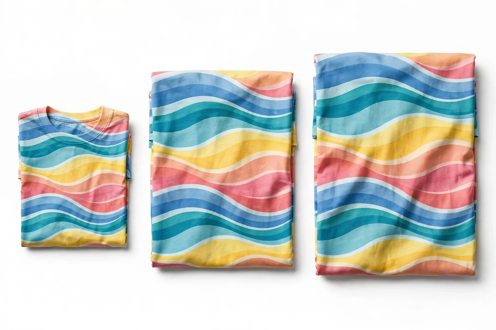 Print sizes chart across kids and adult garments from a manufacturer in Bangladesh