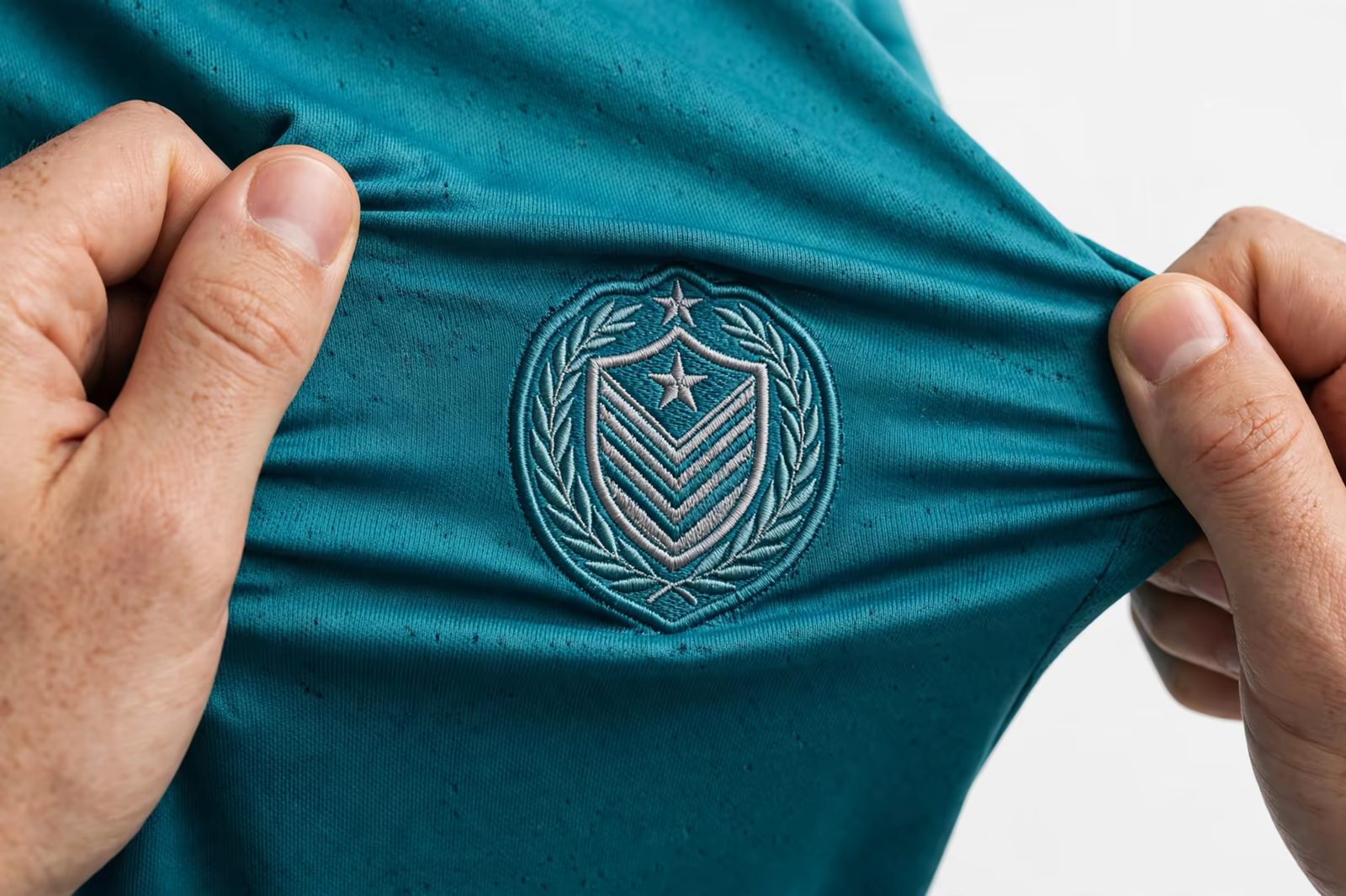 Stretch fabric embroidery flex test in Bangladesh