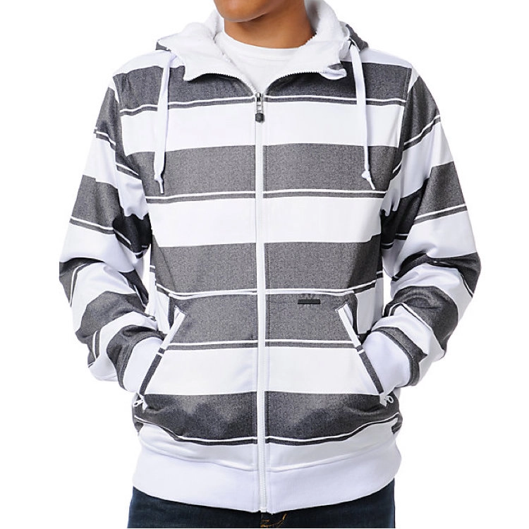 Men's Cotton-Rich Fleece Zipper Sweatshirts Hoodie