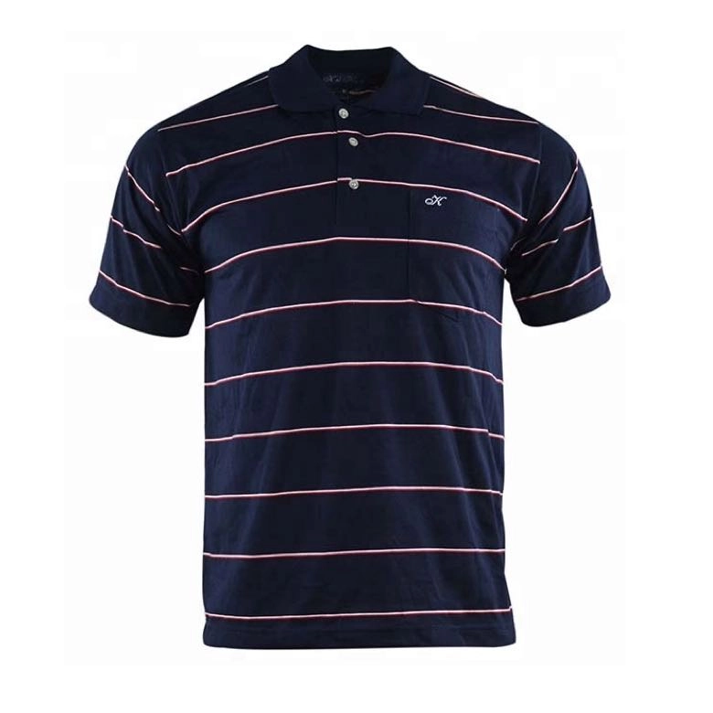 Men Short Sleeveless Stripe Brand Polo T-shirts Supplier Manufacturer Bangladesh